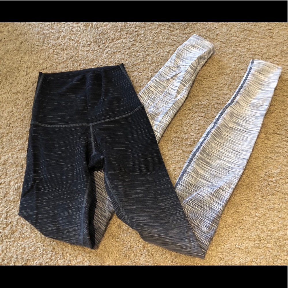 Lululemon Wunder Under Ombré Space Dye leggings